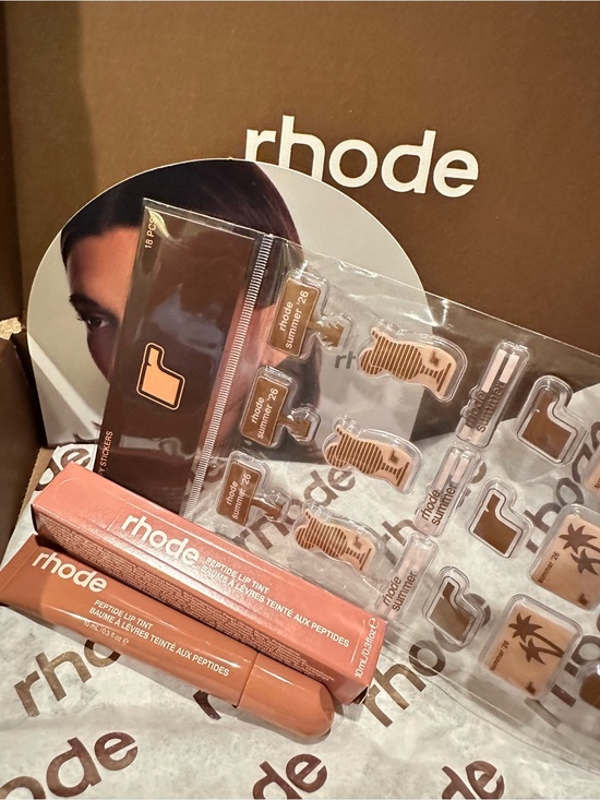 RHODE Other - RHODE Colada Peptide Lip Tint balm + Puffy Sticker Stickers Sold out! New in Box